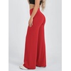 image:imageODODOS Womens No Front Seam Wide Leg Pants  Buttery Soft High Waist Hidden Scrunch Butt Lifting Yoga Pants 31 InseamRed