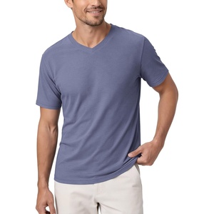 image:imageODODOS Mens Performance VNeck TShirt Ultra Soft odSTRATUM Tech Tee  Short Sleeves Lightweight Moisture Wicking UPF 50 Fitness Shirts The Ascent SeriesCosmic Heather