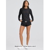 image:imageODODOS Womens AllDay Comfort Long Sleeve Crewneck Tee  odSTRATUM TechBlack Heather