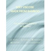image:imageODODOS Womens Bamboo Viscose Long Sleeve TShirt Ultra Soft Ribbed TeeCloud Blue