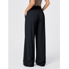 image:imageODODOS Womens Featherlight Wide Leg Pant  Elastic High Waist Relaxed Lounge Pants with Pockets  29  31 InseamDeep Navy