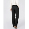 image:imageODODOS Womens HighRise StraightLeg Trouser Tailored Stretch Work PantsBlack