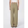 image:imageODODOS Womens HighRise StraightLeg Trouser Tailored Stretch Work PantsSheer Oak
