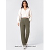image:imageODODOS Womens HighRise Tapered Trouser Tailored Stretch Work PantsMorel