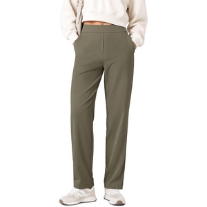 image:imageODODOS Womens HighRise Tapered Trouser Tailored Stretch Work PantsMorel