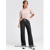 image:imageODODOS Womens HighRise Wide Leg Pants Ultra Soft odSTRATUM Tech PantsBlack Heather