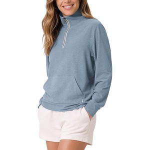 image:imageODODOS Womens Half Zip Sweatshirts  Ultra Soft odSTRATUM Tech PulloverDusty Blue Heather