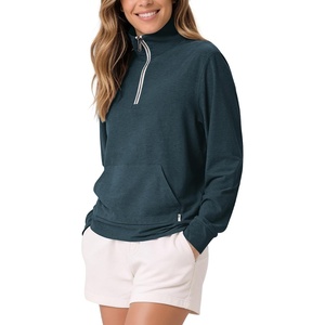 image:imageODODOS Womens Half Zip Sweatshirts  Ultra Soft odSTRATUM Tech PulloverNavy Heather