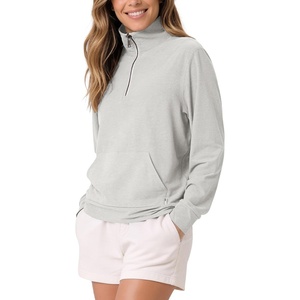 image:imageODODOS Womens Half Zip Sweatshirts  Ultra Soft odSTRATUM Tech PulloverSalt Heather
