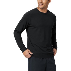 image:imageODODOS Mens Performance Long Sleeve Crewneck TShirt  odSTRATUM Tech TeeBlack