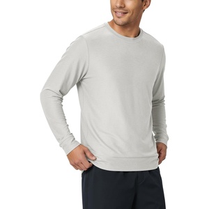image:imageODODOS Mens Performance Long Sleeve Crewneck TShirt  odSTRATUM Tech TeeSalt Heather