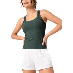 image:imageODODOS Womens Performance Racerback Tank  Ultra Soft odSTRATUM Tech TopAspen Heather