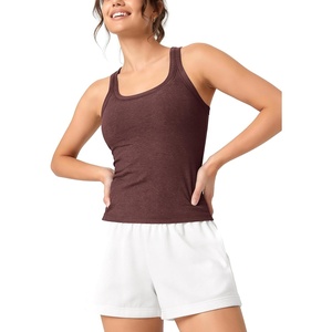 image:imageODODOS Womens Performance Racerback Tank  Ultra Soft odSTRATUM Tech TopJava Heather