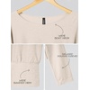image:imageODODOS Womens Drapey Boat Neck Long Sleeve Shirt Ultra Soft Stratum TechEcru Heather