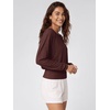 image:imageODODOS Womens Drapey Boat Neck Long Sleeve Shirt Ultra Soft Stratum TechJava Heather