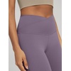 image:imageODODOS Womens Crossover Flare Leggings with Back Pocket Buttery Soft V High Waist Lounge Casual Bootcut Yoga PantsAsh Violet