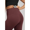 image:imageODODOS Womens Crossover Flare Leggings with Back Pocket Buttery Soft V High Waist Lounge Casual Bootcut Yoga PantsBurgundy