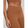 image:imageODODOS Womens Crossover Flare Leggings with Back Pocket Buttery Soft V High Waist Lounge Casual Bootcut Yoga PantsCaramel