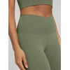 image:imageODODOS Womens Crossover Flare Leggings with Back Pocket Buttery Soft V High Waist Lounge Casual Bootcut Yoga PantsDark Olive