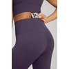 image:imageODODOS Womens Crossover Flare Leggings with Back Pocket Buttery Soft V High Waist Lounge Casual Bootcut Yoga PantsDark Purple