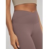 image:imageODODOS Womens Crossover Flare Leggings with Back Pocket Buttery Soft V High Waist Lounge Casual Bootcut Yoga PantsPurple Taupe