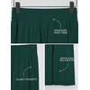 image:imageODODOS Womens Featherlight Wide Leg Pant Elastic HighRise Relaxed FitDark Emerald