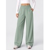 image:imageODODOS Womens Featherlight Wide Leg Pant Elastic HighRise Relaxed FitDesert Sage