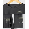 image:imageODODOS Womens Long Sleeve Oversized Cropped Tee Ultra Soft odSTRATUM TechBlack Heather