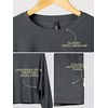 image:imageODODOS Womens Long Sleeve Oversized Cropped Tee Ultra Soft odSTRATUM TechCharcoal Heather