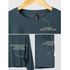 image:imageODODOS Womens Long Sleeve Oversized Cropped Tee Ultra Soft odSTRATUM TechNavy Heather