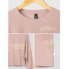 image:imageODODOS Womens Long Sleeve Oversized Cropped Tee Ultra Soft odSTRATUM TechRose Pink Heather