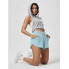 image:imageODODOS Womens Performance Shorts Ultra Soft odSTRATUM Tech Mid Rise Relaxed Shorts with Pocket 3 Inseam Moisture WickingBaby Blue Heather
