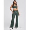 image:imageODODOS Womens Performance Slim Flare Pants 30  32 Soft odSTRATUM TechAspen Heather