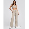 image:imageODODOS Womens Performance Slim Flare Pants 30  32 Soft odSTRATUM TechMocha Heather