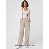 image:imageODODOS Womens Performance Wide Leg Pants  Ultra Soft odSTRATUM Tech PantsMocha Heather