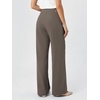 image:imageODODOS Womens Wide Leg Trousers Ultra Soft odSTRATUM Tech High Waisted Casual Work Pants with Pockets 27 29 31 InseamBrown Lentil