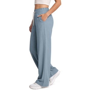 image:imageODODOS Womens Performance Wide Leg Pants  Ultra Soft odSTRATUM Tech PantsDusty Blue Heather
