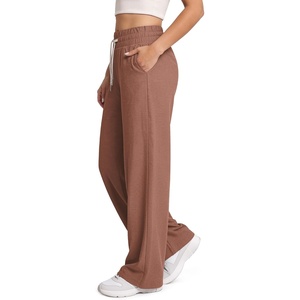 image:imageODODOS Womens Performance Wide Leg Pants  Ultra Soft odSTRATUM Tech PantsTamarind Heather
