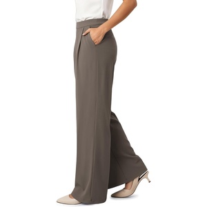 image:imageODODOS Womens Wide Leg Trousers Ultra Soft odSTRATUM Tech High Waisted Casual Work Pants with Pockets 27 29 31 InseamBrown Lentil