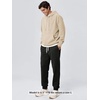 image:imageODODOS Mens Brushed Fleece Jogger Sweatpants with Pockets Relaxed FitBlack