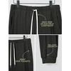 image:imageODODOS Mens Brushed Fleece Jogger Sweatpants with Pockets Relaxed FitBlack