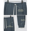 image:imageODODOS Mens Brushed Fleece Jogger Sweatpants with Pockets Relaxed FitDark Blue Heather