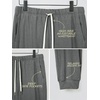 image:imageODODOS Mens Brushed Fleece Jogger Sweatpants with Pockets Relaxed FitGray Heather
