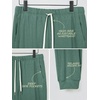 image:imageODODOS Mens Brushed Fleece Jogger Sweatpants with Pockets Relaxed FitTeal Green Heather