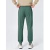 image:imageODODOS Mens Brushed Fleece Jogger Sweatpants with Pockets Relaxed FitTeal Green Heather