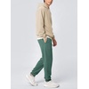 image:imageODODOS Mens Brushed Fleece Jogger Sweatpants with Pockets Relaxed FitTeal Green Heather