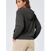 image:imageODODOS Womens Brushed Fleece Hoodie Warm Pullover with Kangaroo PocketCharcoal Heather