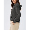image:imageODODOS Womens Brushed Fleece Hoodie Warm Pullover with Kangaroo PocketCharcoal Heather