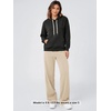 image:imageODODOS Womens Brushed Fleece Hoodie Warm Pullover with Kangaroo PocketCharcoal Heather