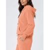 image:imageODODOS Womens Brushed Fleece Hoodie Warm Pullover with Kangaroo PocketCoral Heather